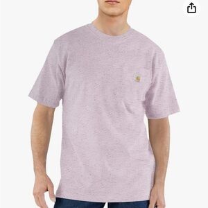 Mens Carhartt Pocket Tee purple speckle medium
